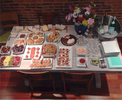 My very first gathering that I ever hosted at my home. Not too shabby right? lol I would like to host more, so its important that i learn how to make fun classic cocktails. 