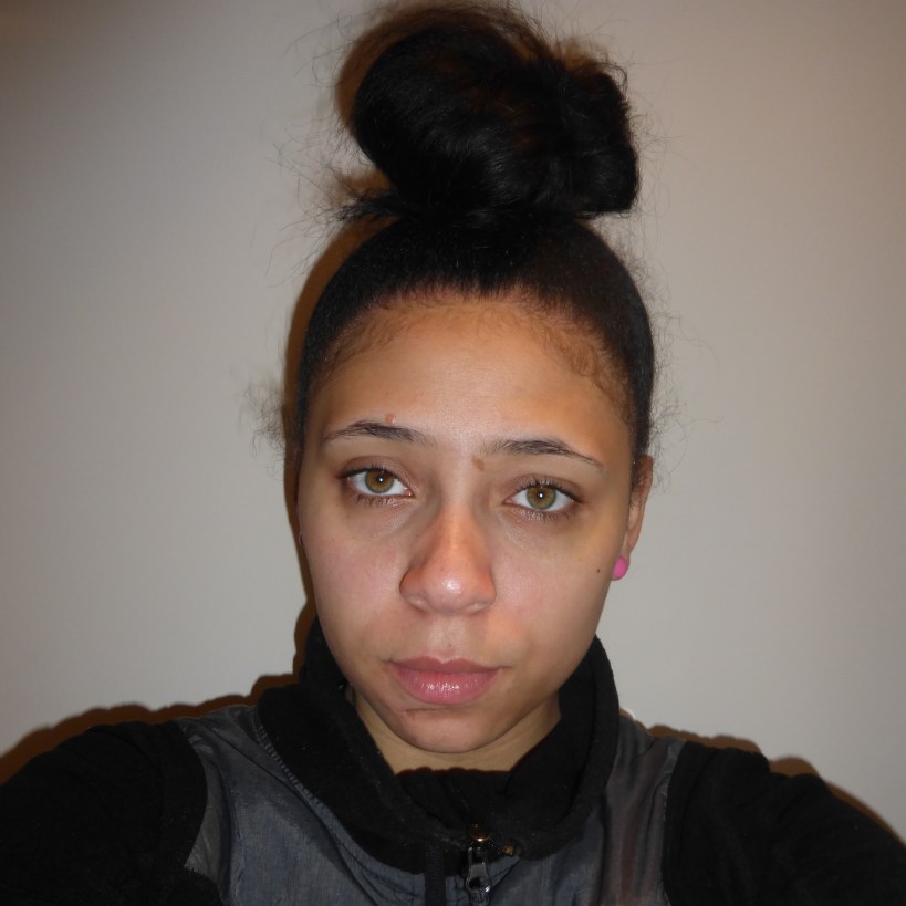 No makeup or filters.