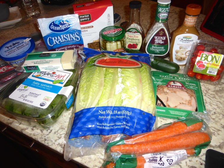 Ingredients I would be using.